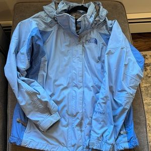 Light blue Northface Jacket